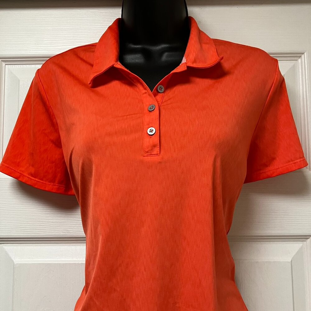 Adidas Polo Adidas Top for Women's Size Large longer length NWOT Short Sleeves